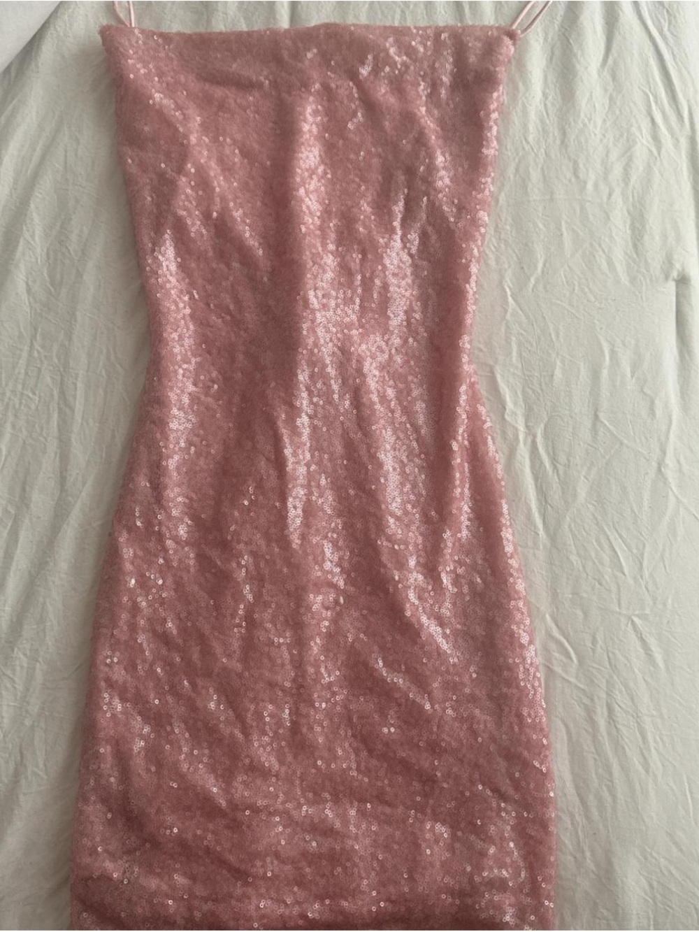 Hello Molly Pink Sequin Mini Slip Dress